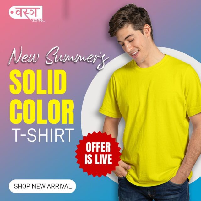😎 Summer's solid color t-shirt is a great addition to your summer wardrobe. Shop it now on our website.Shop Now: www.vastrzone.com
.
.
#summertshirt #summersale #summeroffer #fashion #tshirt #summer #qualitytshirt #solidtshirt #solidtshirts #plaintshirts #colortshirt #cottontshirt #cottontshirtformen #tshirtviral #tshirtlover #mentshirt #womentshirt #plaintshirt #graphictshirt #tshirtlovers #tshirtstyle #mentshirts #vastrzone