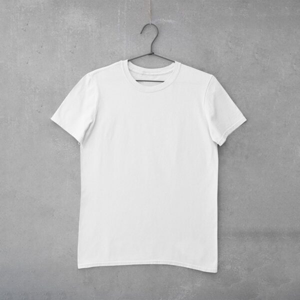 mens white plain t shirts