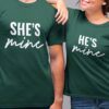 Couple Dark Green T-Shirt