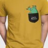 Men Yellow Premium T-Shirt