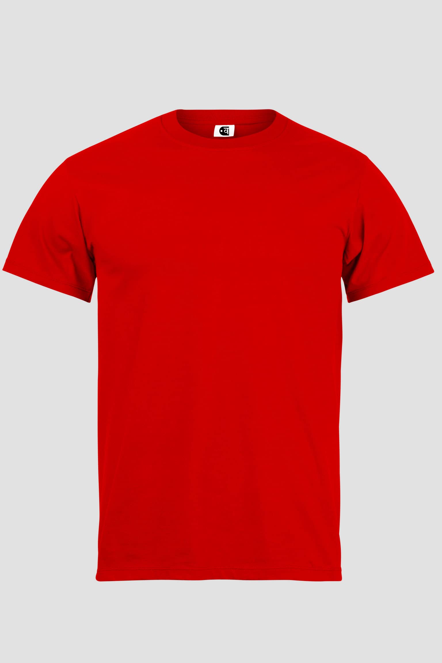 Mens plain discount red t shirt