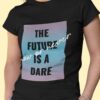 Women Black Pemium T-Shirt
