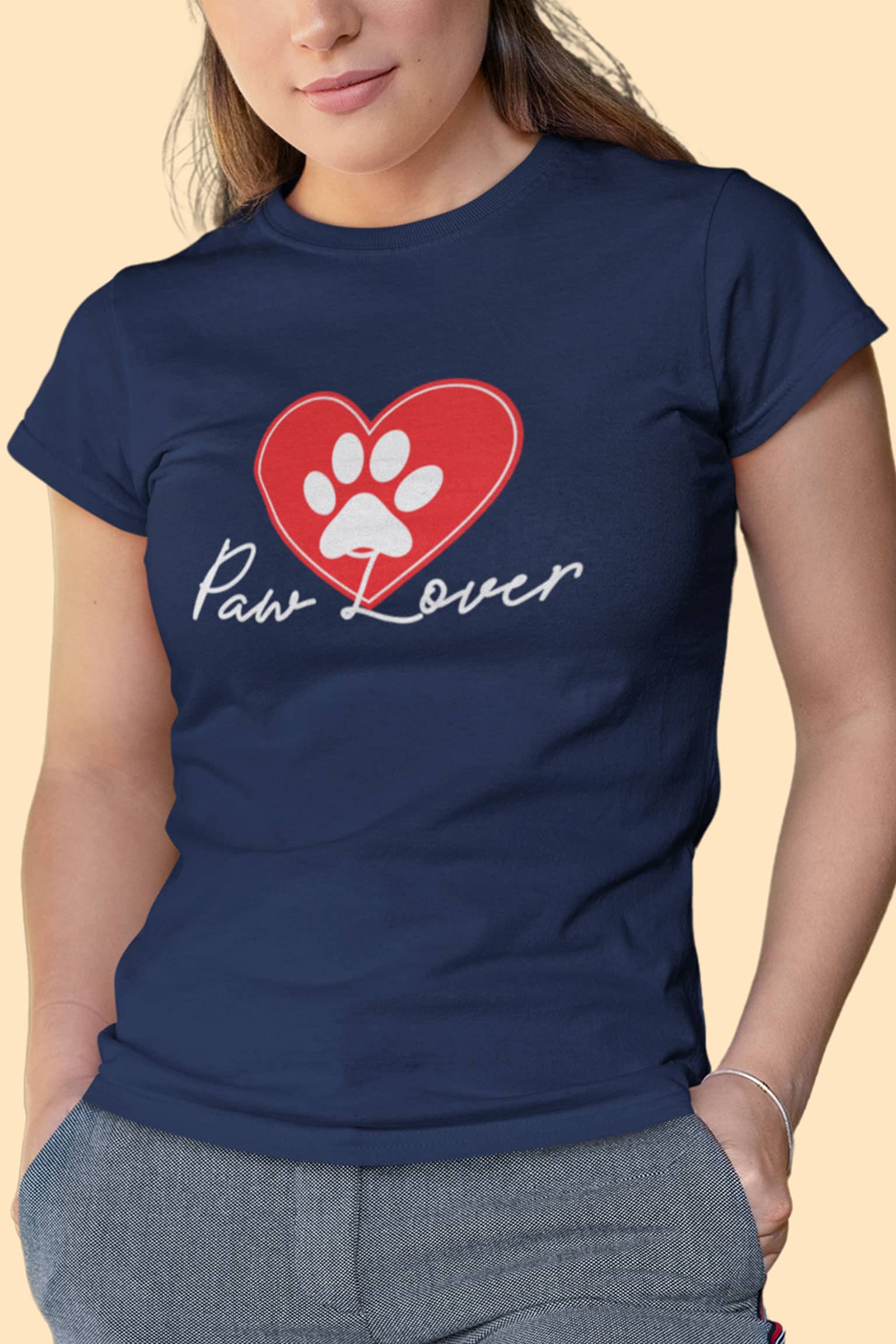 Women Navy Blue T-shirt