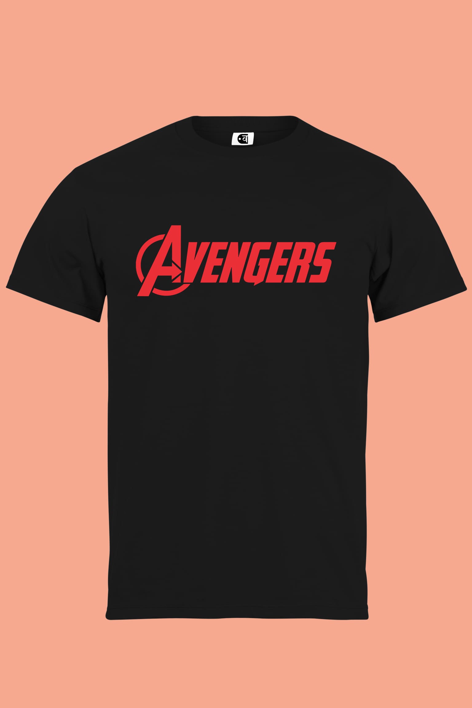 Avengers Printed White Round T-shirt