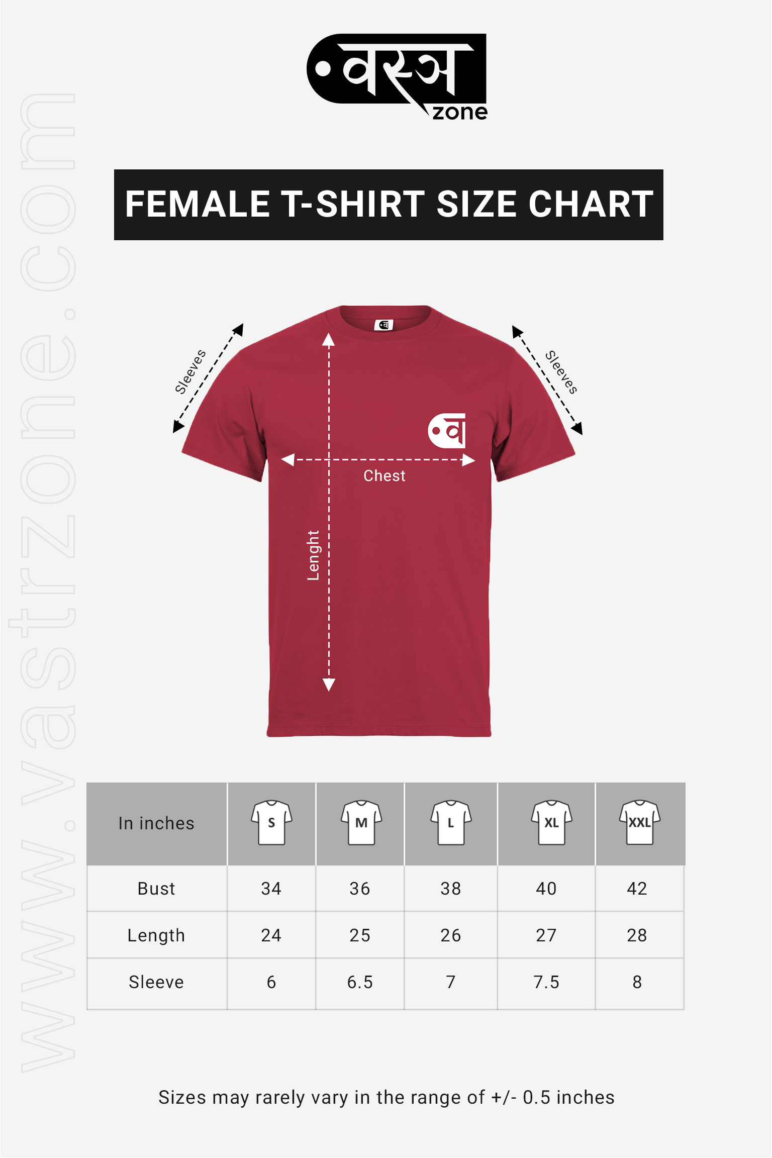 Women Size Chart